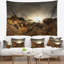 Tapisserie panorama paysage brun rocky forest-28509587
