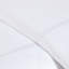Édredon double / grand en coton 500Tc, édredon à rayures brodées, housse de couette amovible avec fermeture à glissière et attaches de coin intérieures double / grand, duvet synthétique, double rayure, repose-pieds douillet-120274394