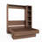 Easy-Lift Murphy Wall Bed with Bookshelf-2075734199-2067168221