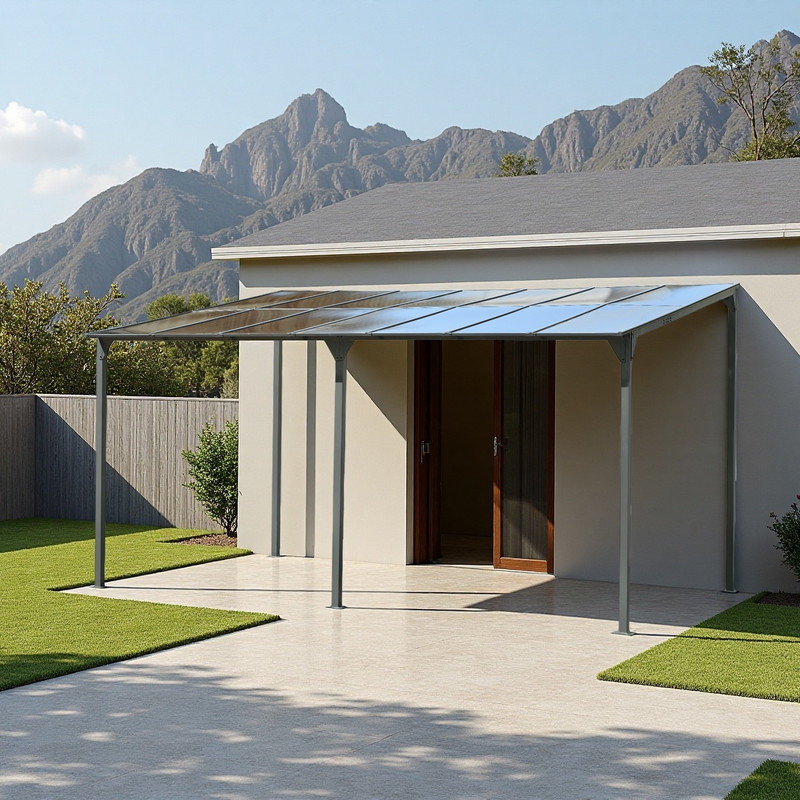 Metal Pergola with Canopy