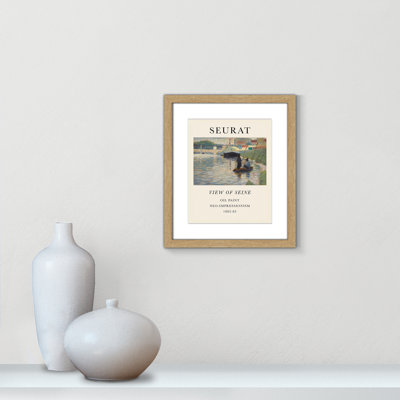 Old Masters Collection "View of Seine" Print