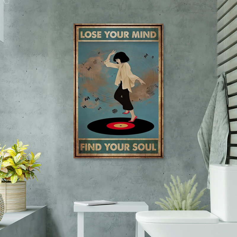 Vinyle «Lose Your Mind», impression sur toile tendue, L 24 po x H 36 po