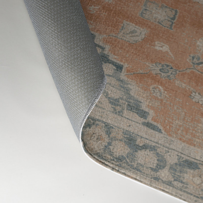Tapis gris intérieur et extérieur surteint, Rectangle 5 pi x 7 pi