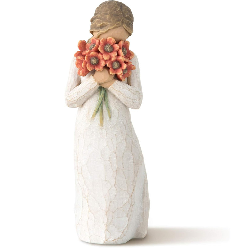 Willow Tree Angel Surrounded By Love, Sculpted Hand-Painted Resin Figure