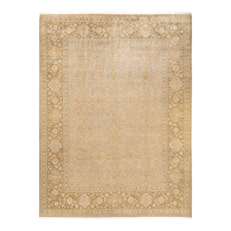 Classic One-of-a-Kind 9' 1" X 12' 5" Hand Knotted Area Rug
