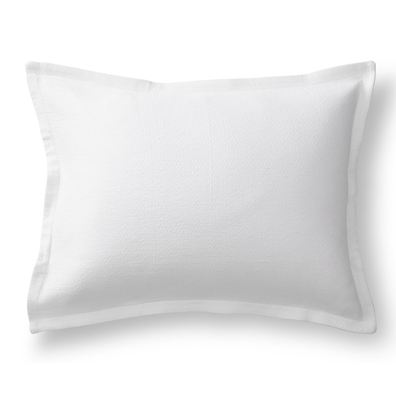 Neo Duvet Cover Set, King Duvet Cover + 2 King Shams, White