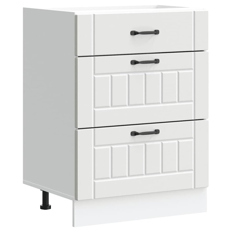 Atsabe Standard Base Cabinet, White, 81.5cm H x 60cm W x 46cm D