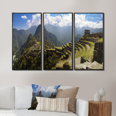 " Machu Picchu Panorama " 3 - Pieces