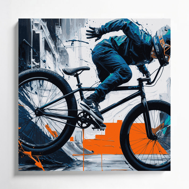 Art mural en toile Sports Sports, H 16 po x l 16 po