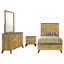 Ensemble de chambre à coucher pour lit simple 4 pièces Georgina-951650724-951650726