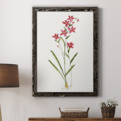 Toile encadrée délicate rose I-Premium - prête à être accrochée