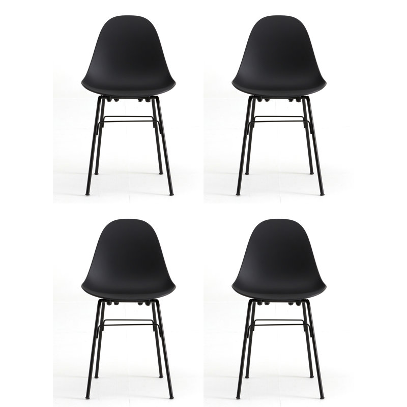 TA Side & Dining Chair (Set of 4), Black