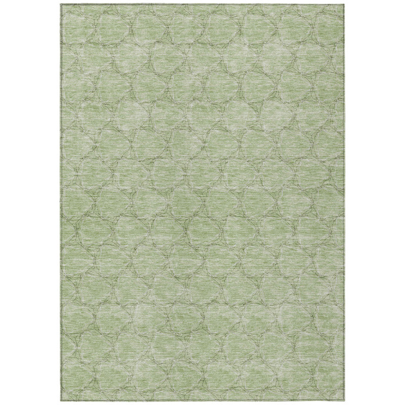Tapis intérieur / extérieur géométrique lavable 3 pi x 5 pi