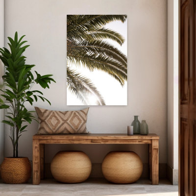 Impression sur toile de palmier tropical