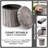 Sorbus Tree Stump Stool, Storage Ottoman 15 Inch Fake Tree Stumps Log Stool Storage, Artificial Tree Trunk, Perfect Footstool Kids Toy Chest, Rustic Log Cabin Decor Bench, Pedestal - 2 Pack, Gray-115162109
