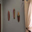 Ensemble de 3 décorations murales de planche de surf en bois multicolores, sculptées et peintes à la main Coastal, ensemble de 3 l 3,75 po x P 0,5 po-595171028