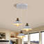 Vintage 3-Light White Iron Cone Pendant Ceiling Light