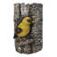 Bougeoir en forme de chardonneret jaune sur un bouleau, porte-bougie rustique, figurine d'oiseau