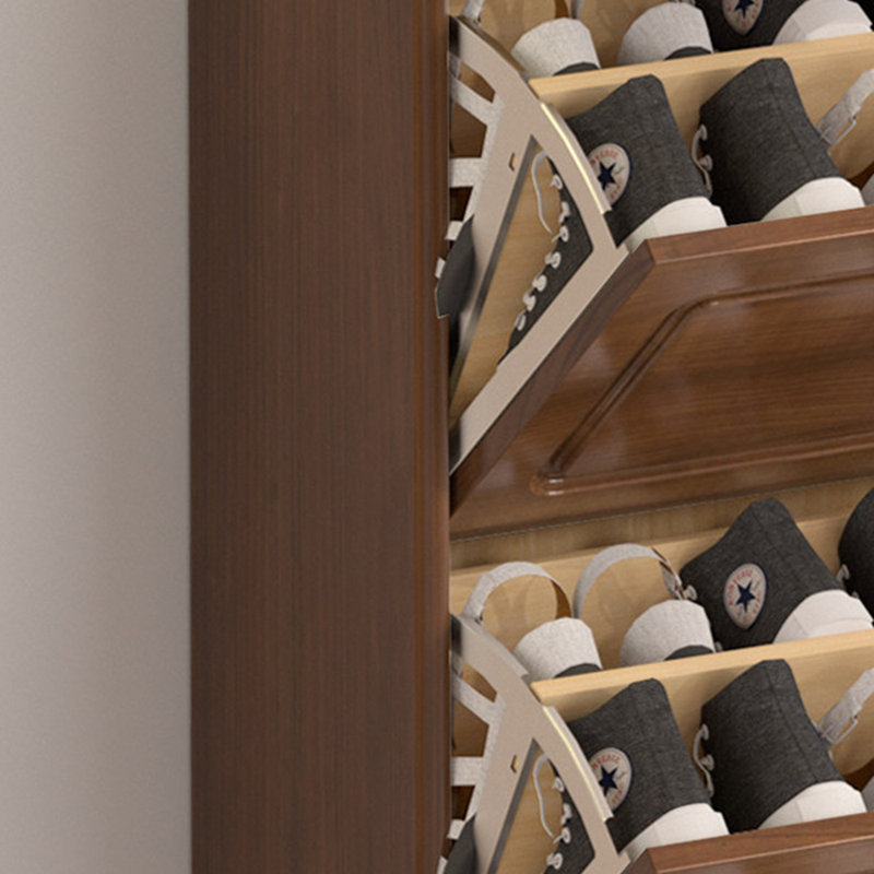 Fashionable home storage shoe cabinet, 47.24" H x 15.75" W x 9.45" D