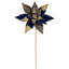 Glitter Poinsettia Spray, 20 Inches