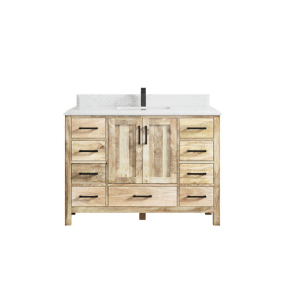 Malibu 48'' Single Bathroom Vanity with Quartz Top