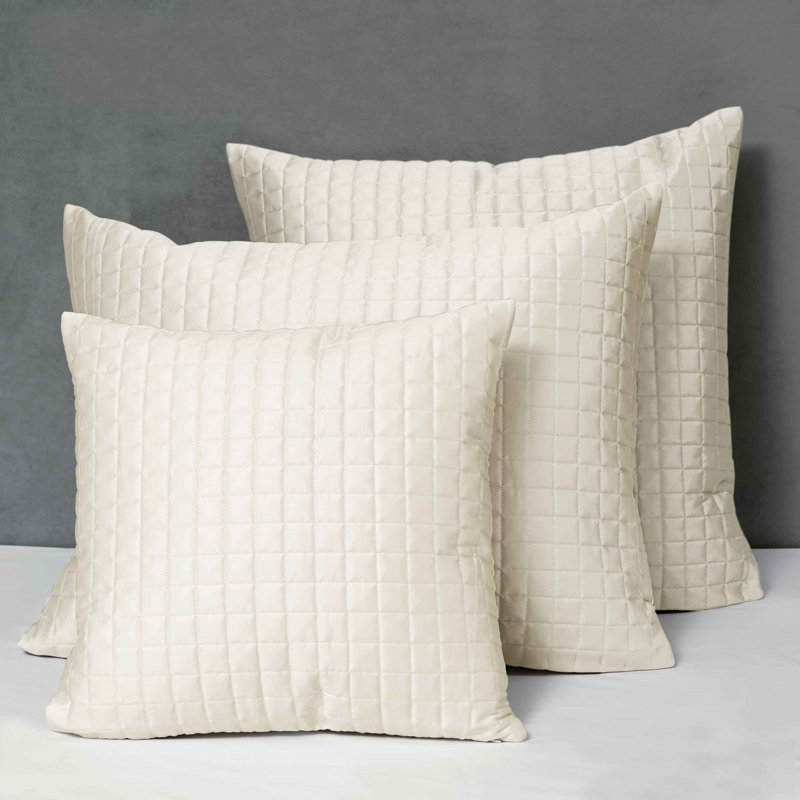Masaccio Pillow Sham, Ivory, Standard Sham