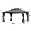 Pavillon de jardin en polycarbonate à double toit l 12 pi x P 16 pi-109786865