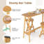 Kepley Bamboo Solid Wood Dining Set