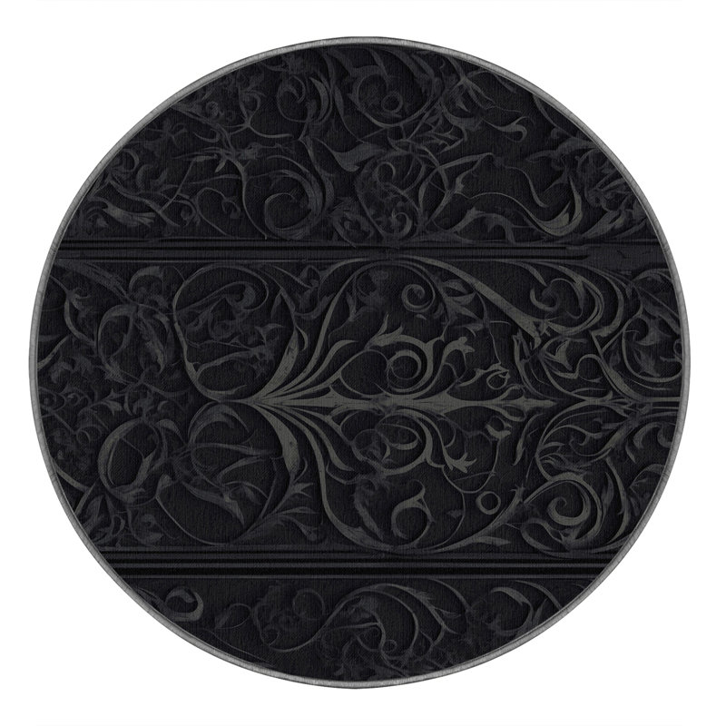 Shadowed Serenity Rug, Round 4'
