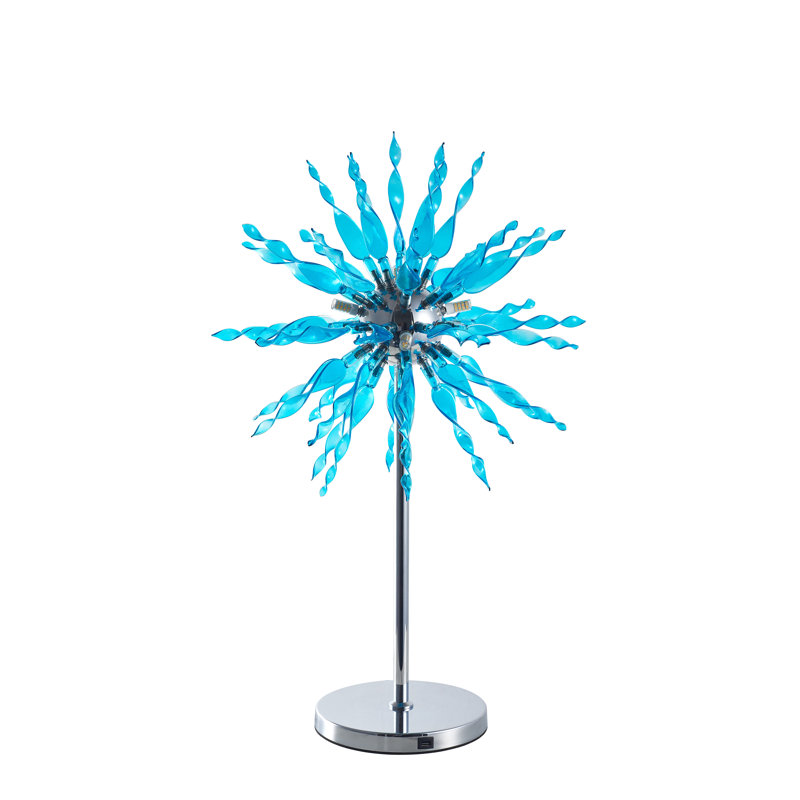 Gumble Metal Novelty Lamp, Blue