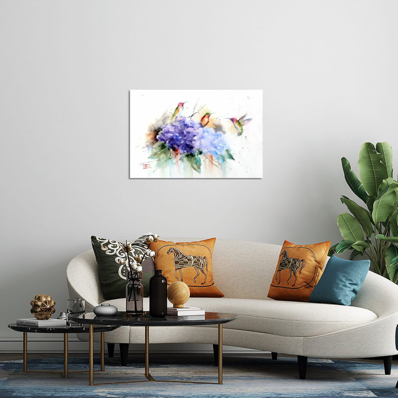 «Three Hummingbirds» par Dean Crouser - impression non encadrée