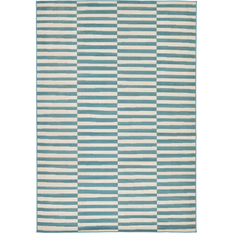 Arzilla Striped Indoor Rug, Rectangle 6'1" x 9'