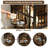 Dog Crate Furniture Style, Heavy Duty Dog Kennel with Wheels & Bowls, Decorative Dog House for Large Dogs-886345827