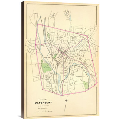 " Waterbury, Connecticut, 1893 " by D.H. Hurd And Co.