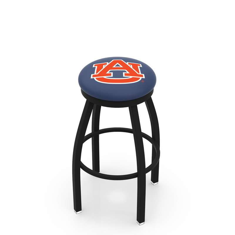 Tabouret de bar pivotant de 30 po NCAA, Ride noire, Université Auburn