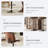 Modern Upholstered Swivel 26.2”H Faux Leather Adjustable Height Barstools with Footrest, for Bar, Kitchen, Dining Room-1438947044