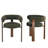 Absecon 20" Seat Height Boucle Upholstered Arm Chair With Metal Legs (Set of 6)-459126431-455893446