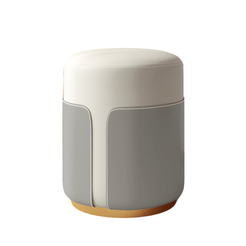 Manufactured Wood Accent Stool, Grey
