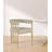 Marcello Velvet Ladder Back Arm Chair-20570325