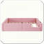 Lit simple plateforme tapissier