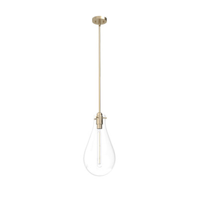 Lundin 1 - Light Single Tear Drop Pendant