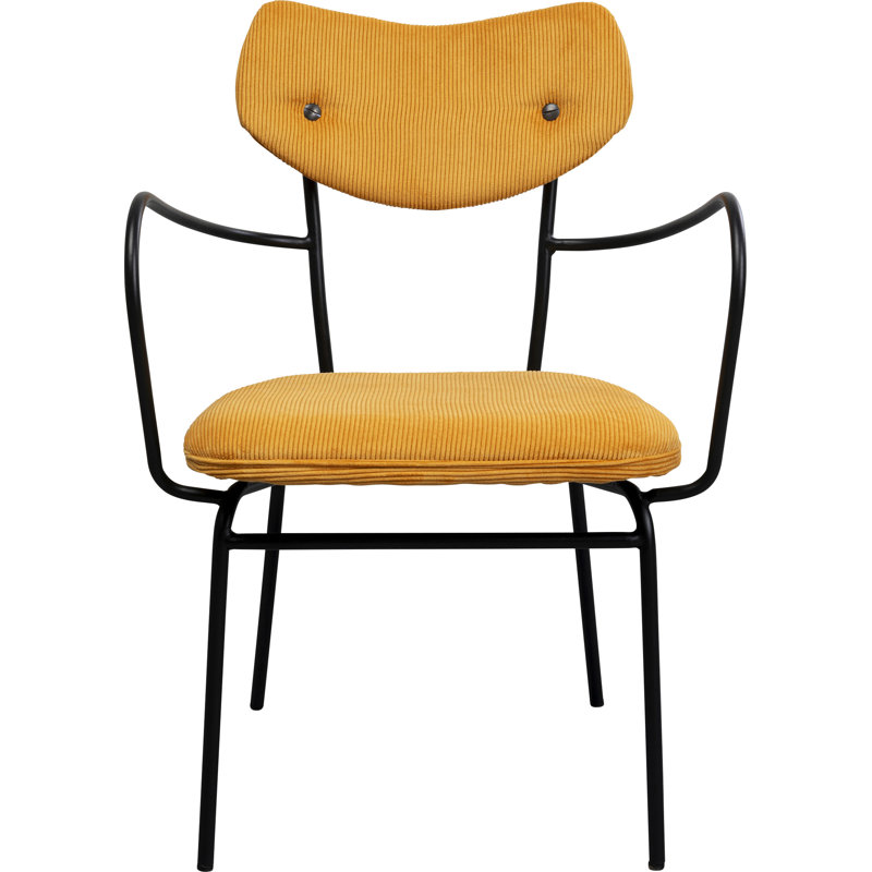 Viola Armchair in Blue, Yellow