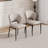 Modern 4-Leg Upholstered Gray Chair(Set of 2)