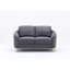 Causeuse en lin gris yuina