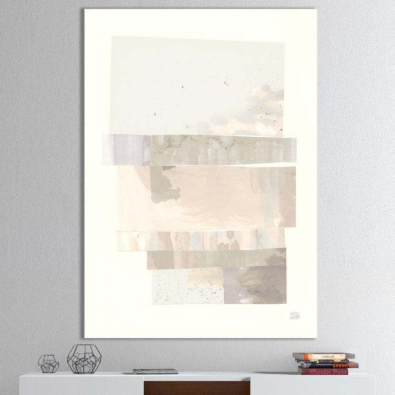 «Geometric Neutral Form I», reproduction d'art sur toile tendue, H 40 po x l 30 po x 1,5 po