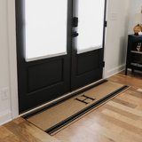 Neighburly Personalizable Non-Slip Striped Indoor / Outdoor Doormat