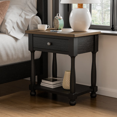 Table de chevet Fontevraud à 1 tiroir avec ports USB