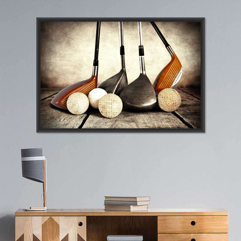 Ensembles de golf - photographie, Toile tendue, H 24 po x l 36 po, Sans cadre