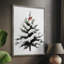 «Christmas Holiday Art CCLxxvi», reproduction d'art encadrée - bois massif-150570574