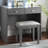 Makeup Vanity and Stool Set-1467143641